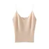 Suéter de Cachemira Nuevo Otoño e Invierno para Mujer, Adelgazante, Control de Abdomen, Camisola de Cuello en V, Sin Mangas, Tejido de Punto, Capa Base