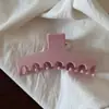 Pinza de pelo estilo coreano media coleta, pinza vintage para la parte trasera de la cabeza, pinza de tiburón para recogido, pasador con un tacto de alta gama y exquisito, accesorio para el cabello