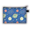 Bolsa de Moedas Grande Desenho Planeta Espacial Moda Infantil Bolsa de Cartão Alunos do Ensino Fundamental Masculino e Feminino Bolsa Fofa de Armazenamento Lote Transfronteiriço