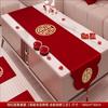 Feliz Boda China Compromiso Mantel Rojo Mesa de Comedor Mesa de Café Decoración Casa Nueva Habitación de Boda Cubierta de Camino de Mesa para Mesa Arreglo