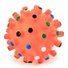 Bola de brinquedo para treinamento vocal colorido para cães, brinquedo para molares resistentes a mordidas, vinil, atacado