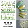 Os Últimos Adesivos de Unha Série de Ano Novo Alívio Estéreo 5D Fogos de Artifício de Ano Novo Mahjong Fortuna Joias Adesivas para Nail Art