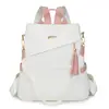 Mochila de viaje antirrobo moderna y versátil, bolso para mamá de cuero suave de gran capacidad para mujer, mochila nueva para mujer
