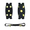Crampons de Cinco Dentes Prontos de Silicone para Crianças Crampons de Cinco Dentes Coberturas de Sapato Antiderrapantes Externas em TPE Crampons de Montanhismo de 5 Dentes