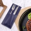 Bolsa para Vajilla de Cuero PU con Puntos, Impermeable, Estuche de Cuero para Cubiertos de Restaurante Occidental, Estuche de Cuero Simple para Palillos de Restaurante de Hotel