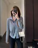 Design estiloso e atmosférico, um look de duas peças com cardigã de tricô e camisa integrada, top emagrecedor para mulheres, nova coleção de início de outono H091615