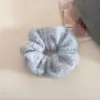 Donas de Lana Tejida para Otoño e Invierno para Mujeres, Versátiles Diademas de Felpa de Color Sólido, Accesorios para el Cabello, Donas de Tamaño Grande Estilo Coreano