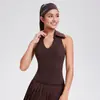 Chaleco Deportivo Mujer Taza Fija Verano Nuevo Transpirable Ropa para Bádminton Tenis Fitness Corredores Profesionales de Maratón Sin Mangas