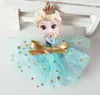 Fabricante de Tocado de Tul con Corona Temática de Frozen, Pinzas para el Cabello de Niña con Lazo, Pasadores para el Cabello de Niños de Princesa Elsa