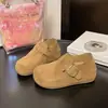 Zapatos Bobo de suela gruesa para mujer, nuevo modelo primavera 2026, mules cerrados sin cordones para mujer, aptos para uso en exteriores, sandalias Bobo