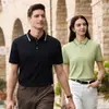 Roupa de Trabalho Estampada de Manga Curta com Gola, Camisas Polo Personalizadas, Uniformes de Fábrica, Camisas Publicitárias Culturais, Camisetas, Impressão de Logo Grátis, Vestuário de Fábrica