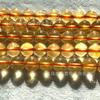 Cuentas Redondas de Citrino Optimizadas Cuentas Sueltas Cristales Semiacabados Limpios Sin Aditivos de Color Accesorios Hechos a Mano DIY Pulsera al por Mayor Agua