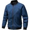 Chaqueta de Hombre Transfronteriza Chaqueta de Hombre Primavera 2025 Nueva Delgada Cuello Alto Slim Casual Primavera y Otoño Tops Chaqueta