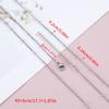 Corrente de contas de aço inoxidável clipe para corrente de contas corrente de esferas com corrente de contas acessórios para joias DIY material para atacado