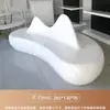 Taburete de Fibra de Vidrio Centro Comercial Silla Creativa de Ocio Forma de Nube Escuela Parque Exterior Asiento de Exhibición de Animales Personalización