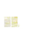 Pegatinas Calientes de Números y Letras Plateadas para Decoración de Álbumes de Recortes DIY, 6 Estilos, Pegatinas Transfronterizas de Amazon, Estilo Minimalista Moderno