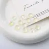 Strass Irregulares de 10mm, Novos, de Fundo Pontiagudo e Formato Quadrado para Nail Art, Strass de Vidro Luxuosos e Versáteis para Decoração de Unhas