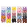 Pinza de pelo con lazo de tela de 1.6 pulgadas para niños, pinza de macarrón hecha a mano, pinza de pico de pato, accesorios para el cabello de niña 3002