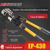 Ferramenta de crimpagem hidráulica manual 400 alicate hidráulico rápido 12T Alicate de crimpagem hidráulico ferroviário ep-430cyo-430