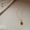 Collar Vintage de Ojo de Tigre de Doble Capa Más Vendido, Accesorio de Segunda Mano Versátil y Elegante, Cadena para Suéter de Gama Alta Tendencia de Venta al por Mayor