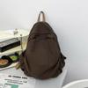 Mochila escolar para mujer, estilo retro Mori, de lona, estilo Harajuku japonés, para estudiantes de secundaria, sencilla y combinable.
