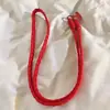 Capa de Celular Trançada Estilo Ins Fofa e Macia com Alça Transversal de Desenho Animado, Cordão Universal, Alça Longa para Mochila, Alça de Pescoço para Garrafa de Água