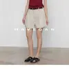 Shorts de Linho Soltos Havegan/Verão para Mulheres 2026 Novo Estilo Chic Preguiçoso Casual