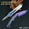 Triángulo Z Acción Rebote Estrella del Norte Acción Unidireccional + Cuchillo Estrella Han 15cm Set de Accesorios Metálicos de Dos Piezas