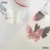 Presilha de cabelo com formato de borboleta tridimensional em degradê perolado, estilo coreano, que muda de cor, com ácido acético, para meio rabo de cavalo duplo