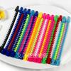 Nuevo producto n.º. 20 pulseras de cremallera bicolor joyería Yiwu suministro de pequeños productos puesto productos al por mayor