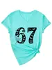 Camiseta de Manga Corta para Mujer Talla Extra Grande 100 kg Plus, Estilo Verano, Cuello en V de Alta Gama, Estampado de Moda, Corte Holgado, Top Adelgazante