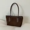 Otoño 2026 Nuevo Bolso de Mujer Estilo Coreano Alta Apariencia Color Sólido Bolso Grande Bolso de Hombro Gran Capacidad Bolso Tote Relajado