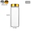 Botella de Tubo de Vidrio de Borosilicato Alto de 47 mm de Diámetro, Botella Pequeña para Medicina, Botella de los Deseos, Botella de Deriva, Botella Dispensadora de Té y Dulces