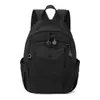 Mochila casual de color sólido, ligera, versátil, transfronteriza, unisex, mochila de viaje simple de gran capacidad, mochila escolar para estudiante