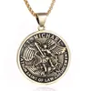 Joyería de Acero Inoxidable Europea y Americana al por Mayor Collar para Hombre Retro Colgante de Acero de Titanio Doce Constelaciones Sol