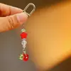 Colgante para Funda de Teléfono de Cereza Cámara CCD Decoración Estilo Ins Pulsera DIY Cuentas Adorno Colgante Accesorios Cadena para Teléfono