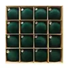 Esferas de Navidad personalizadas, esferas flocadas, esferas de Navidad de terciopelo, decoraciones navideñas para ventanas, adornos para árboles de Navidad, decoraciones flocadas