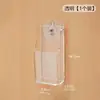 Caja de Almacenamiento Transparente para Control Remoto Almacenamiento sin Perforaciones Estante de Colocación para Teléfono Móvil Montado en Pared Caja Montada en Pared Acrílico Montado en Pared Sin Agujeros