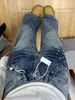 Jeans anchos de pierna ancha lavados y desgastados con tachuelas estilo retro americano 2026 para mujer, nuevo estilo de verano, holgados y adelgazantes, pantalones de moda hasta el suelo