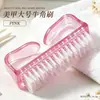 Cepillo Grande de Cuerno de Plástico para Limpieza de Uñas Herramientas para Limpieza de Uñas