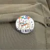 Broches, Insignias Metálicas, Accesorios para Ropa, Pines de Solapa, Patrones Geométricos Redondos, Venta al por Mayor de Fábrica