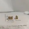 Novo Vintage Liga de Ouro Fosco Cabeça de Dragão Gotejamento de Óleo Acessórios de Barco Dragão Cabeça de Dragão do Zodíaco Chaveiro Pingente para Roupas