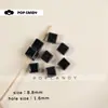 Acessórios para Joias DIY Contas Quadradas de Cerâmica Brincos Feitos à Mão com Contas Colares Correntes para Celular Pingentes para Bolsas Contas Soltas Acessórios Contas