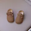 Nuevos Zapatos Infantiles Primavera y Otoño 2026, Zapatos Individuales para Niños, Zapatos Cómodos de Suela Suave para Niños Pequeños, Zapatos de Piel para Niñas
