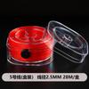 Rojo No. 72 Línea de Jade Cuerda Roja Cuerda Trenzada Cuerda de Mano Pulsera Trenzada a Mano DIY Material de Cuentas Pulsera Autotrenzada Cuerda de Nudo Chino