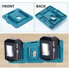 Suporte de Parede para Bateria Base com Parafusos Pretos para Makita 18V