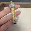 Tailândia Buda produtos genuínos Long Po Despertar Colar Pingente Faltando Estojo de Ouro Grosso Italiano Perfurado Lateral Colar Pingente de Personalidade Joias