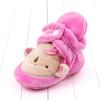 Botas altas zapatos de bebé 0-1 años zapatos de dibujos animados suela blanda antideslizante zapatos para niños pequeños algodón mayoreo 2376