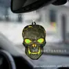 Decoração de casa cruz plana pendurada transfronteiriça caveira chave novo produto pingente de Halloween decoração interior de carro acessório de mochila