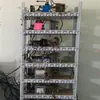 Estante de Almacenamiento para el Hogar Caja de Computadora de Metal Desnudo para Estudio Soporte para Placa Base Estante de Ángulo de Acero para el Hogar Estante Principal para Mover Ladrillos